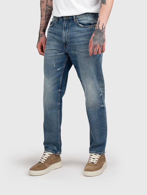 Slim jeans with washed effect - 1