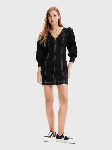 Mini dress with zip - 5