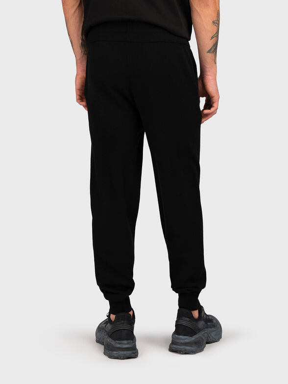 Wool blend sweatpants with logo - 2