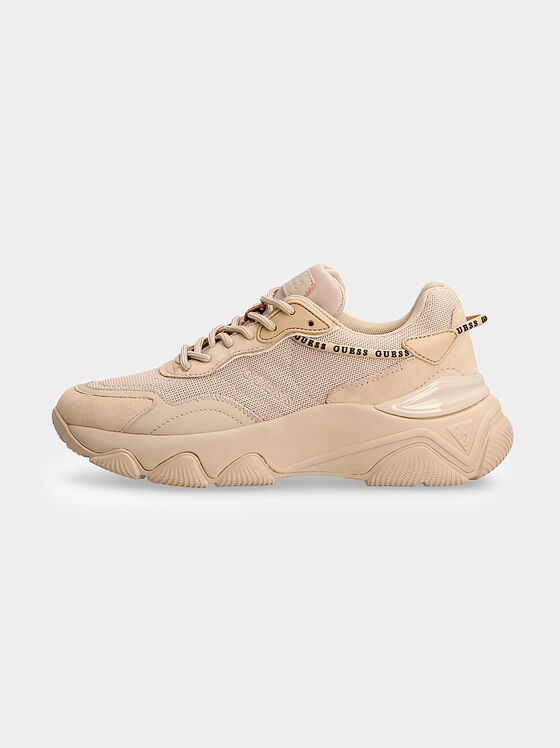 MICOLA beige sneakers - 1