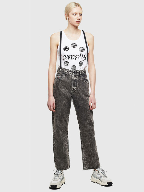 S-HERBY black sneakers with contrast sole - 2