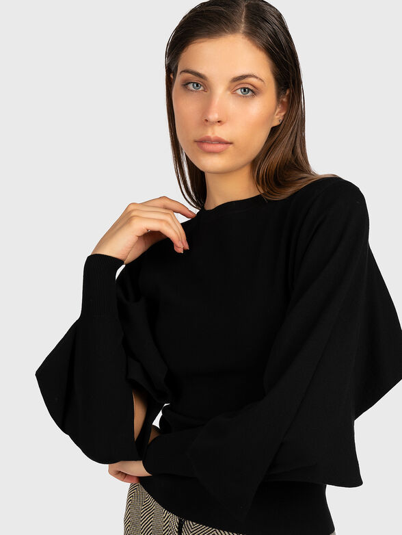 Open-sleeved sweater - 4