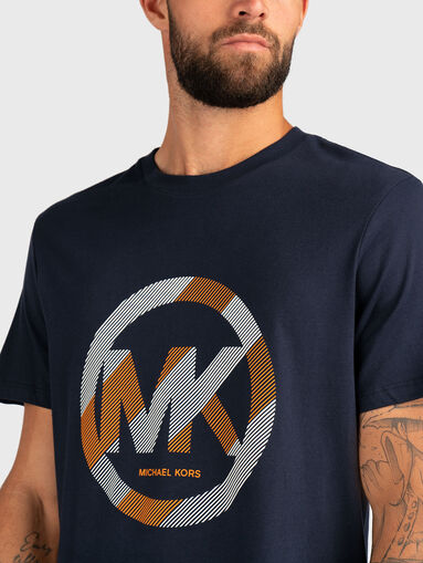 T-shirt with round neck and logo - 4
