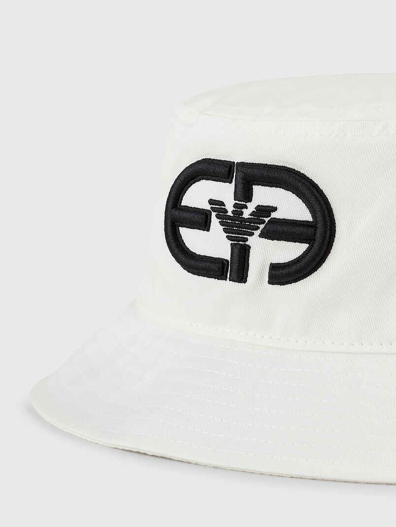 Bucket hat with logo embroidery - 3