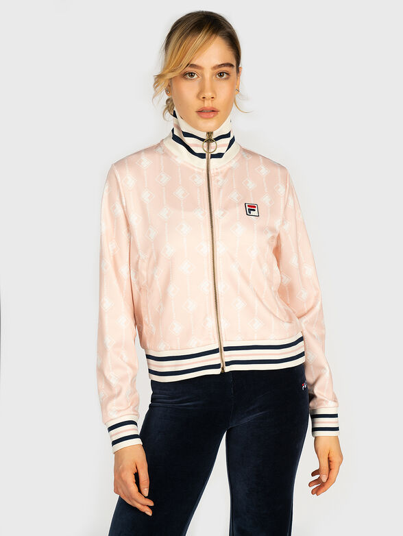 HAMO Sweatshirt with contrasting monogram print - 1