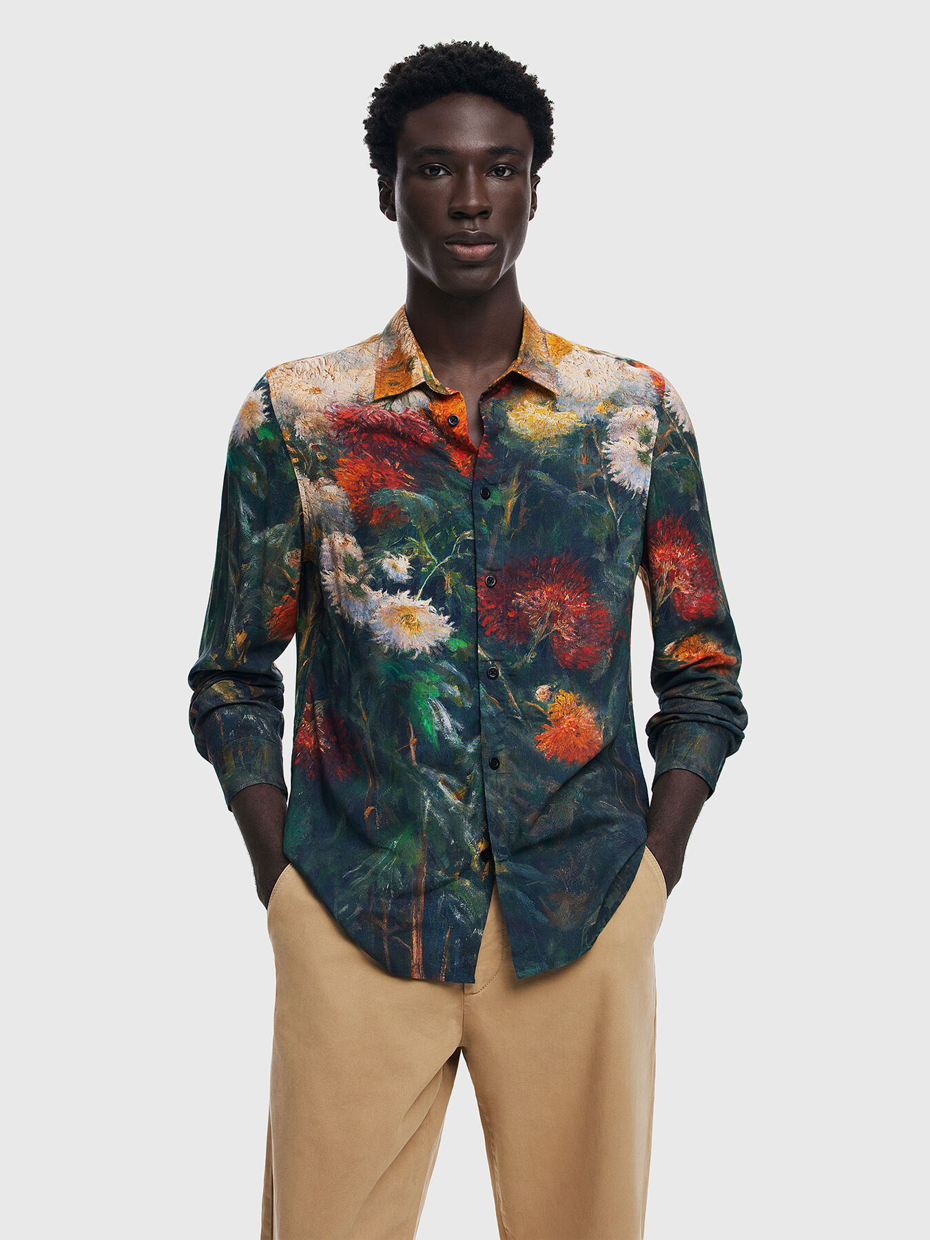 MONTANA shirt with floral pattern brand DESIGUAL