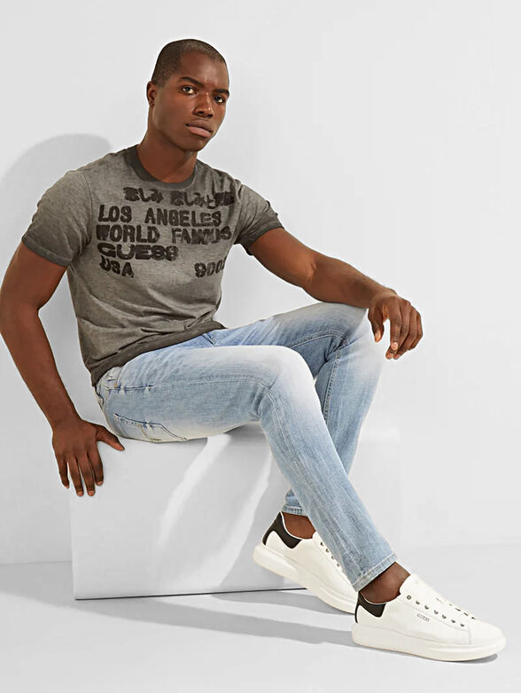 LA STENCIL T-shirt with print - 2