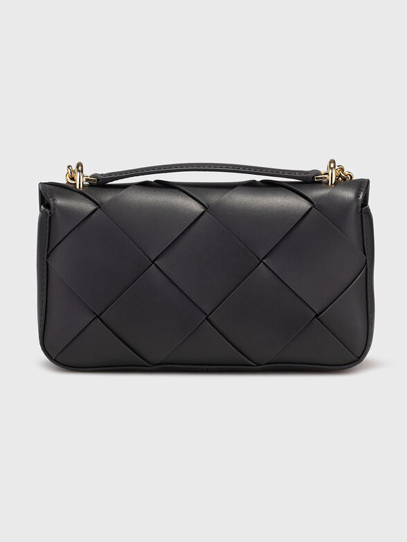 Leather crossbody bag with logo - 3