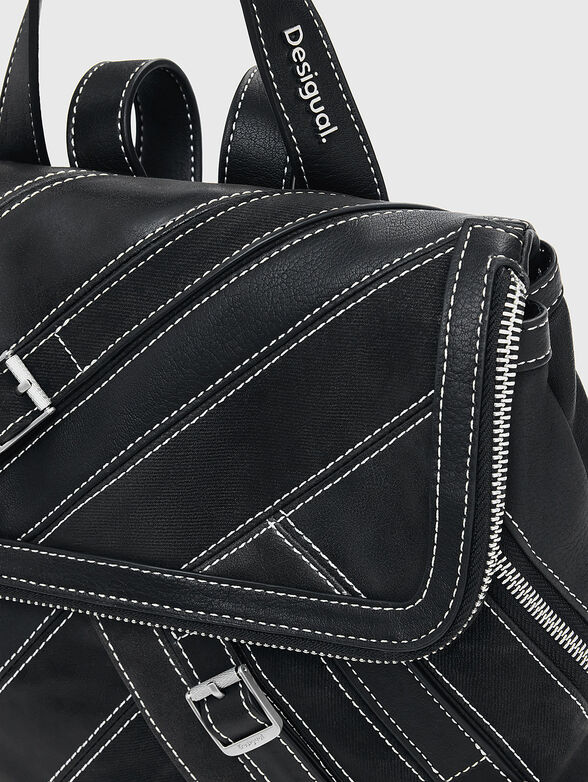 Backpack with accent stitching - 5