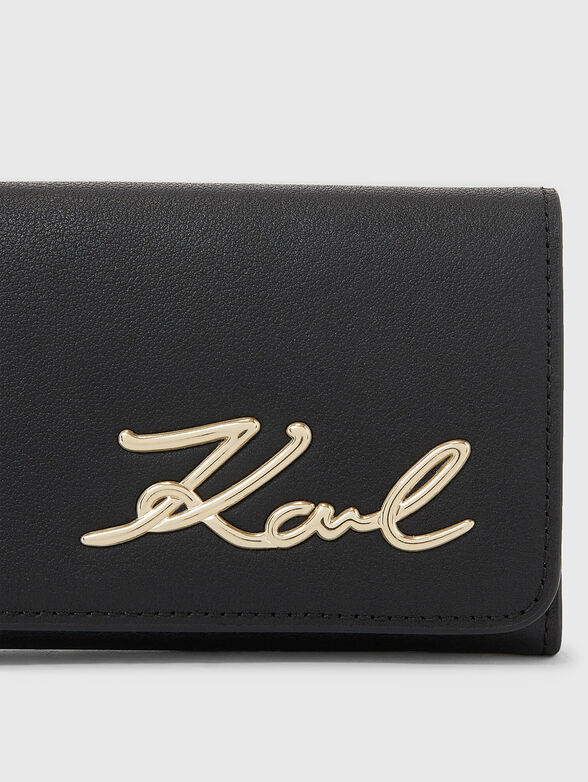 K/SIGNATURE black wallet - 4