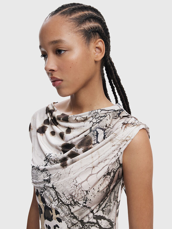 Animal print dress - 3