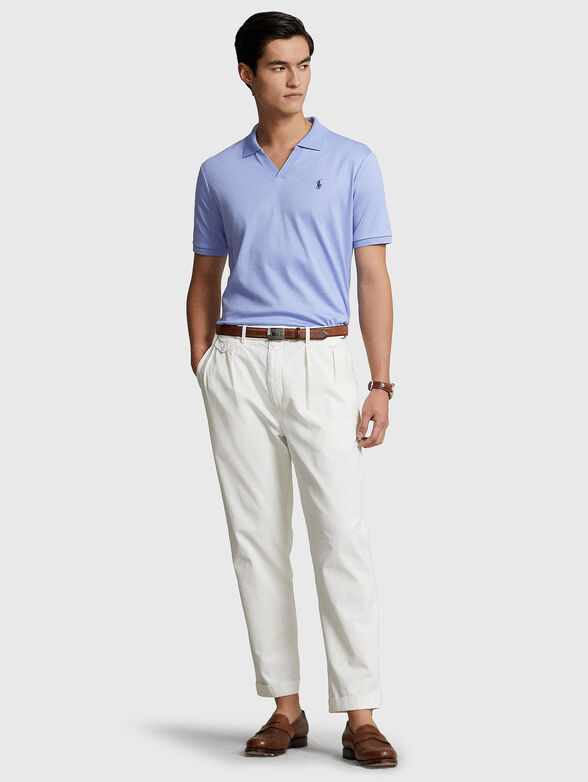 Polo-shirt with V-neck - 2