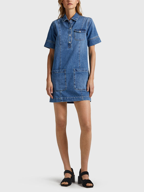 PEGGY denim dress - 4