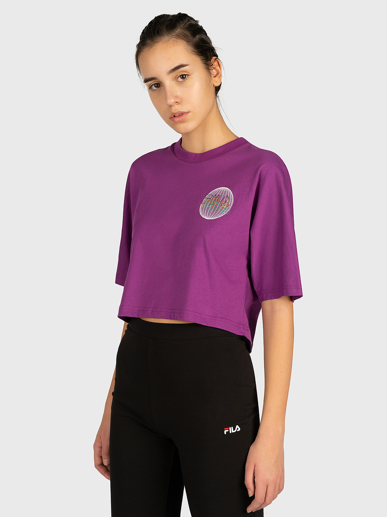 Fila purple t shirt top