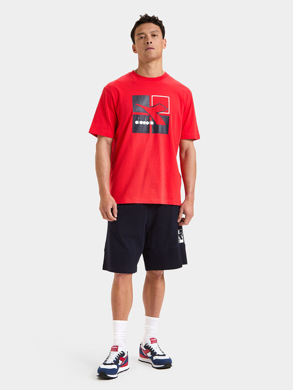 Cotton T-shirt with logo print - 4