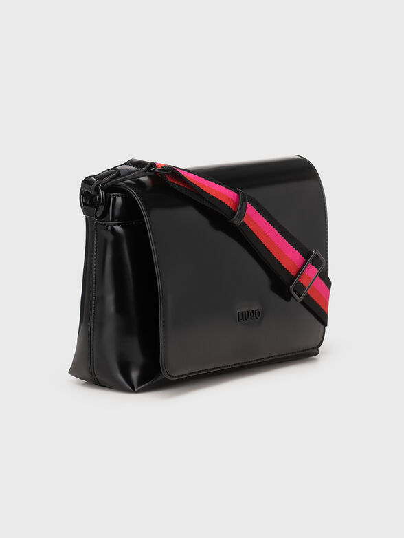 Crossbody bag with contrast strap - 5
