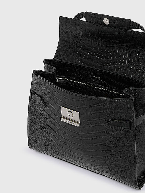 Leather bag with long strap - 4