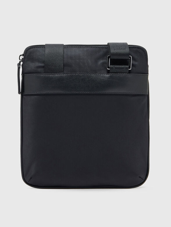 Black crossbody bag with logo - 3
