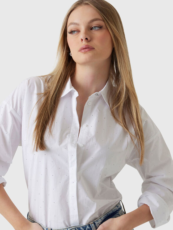 SILVIA HOTFIX black shirt - 4