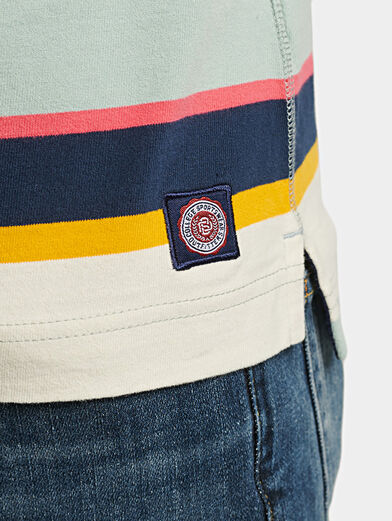Polo shirt with multicolor stripe - 4