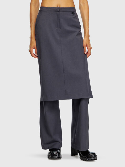 P-EARL wool blend pants 