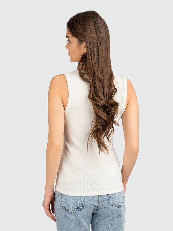 Black top in cotton blend - 3