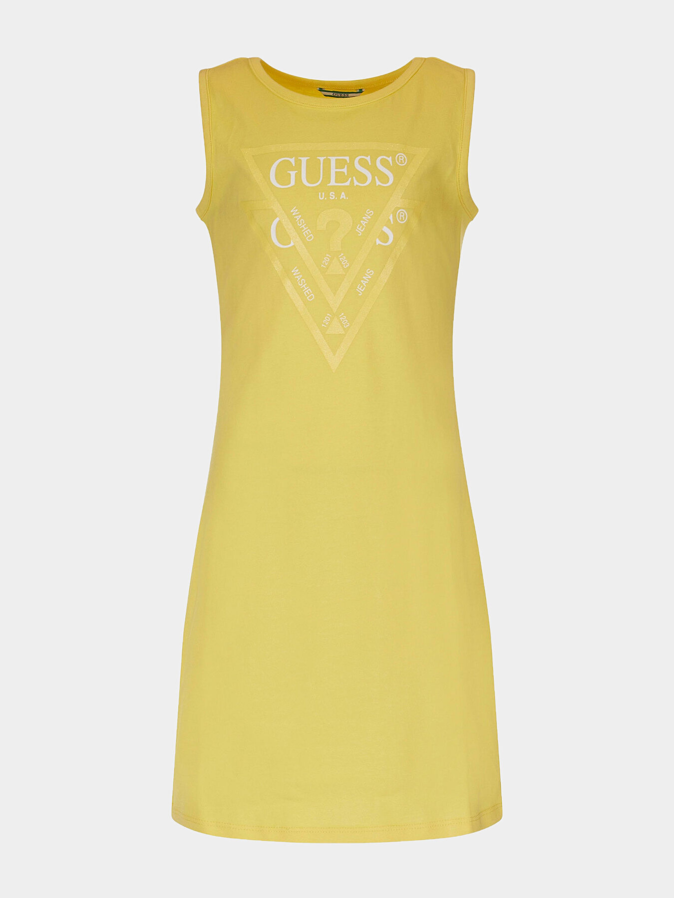 Yellow guess dress store