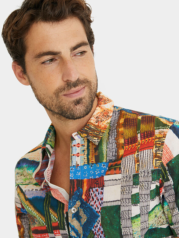 Shirt with colorful print ADRIAN - 2