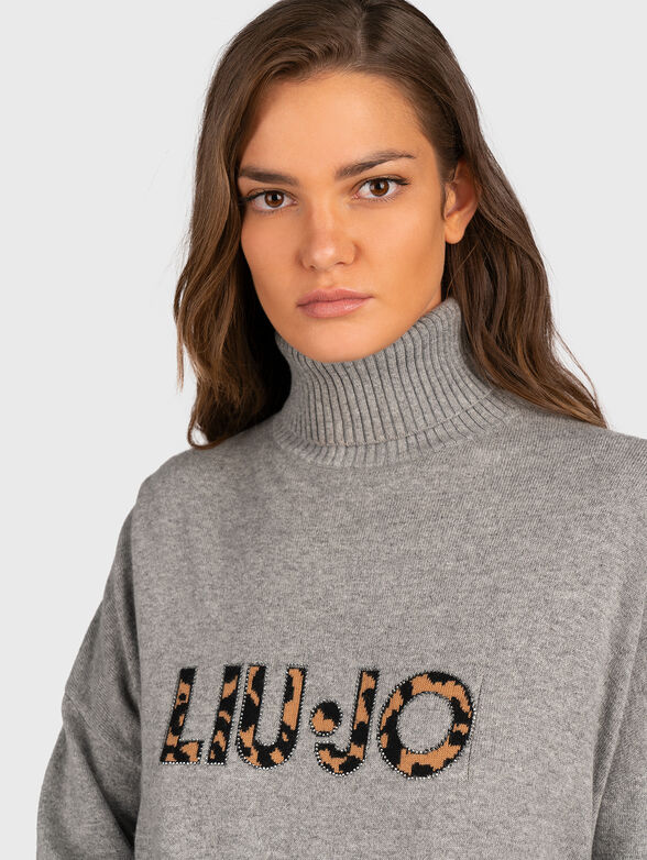 Sweater with camouflage pattern - 4