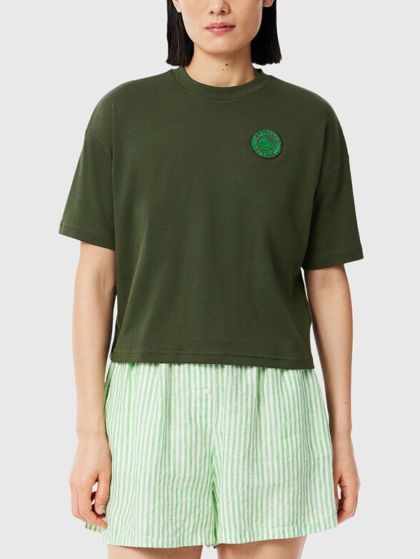 T-shirt with logo detail - 0