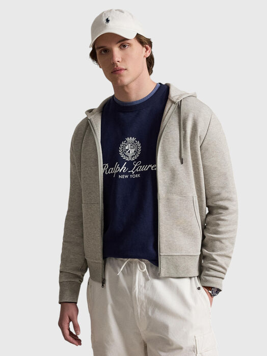 Cotton-blend sweatshirt
