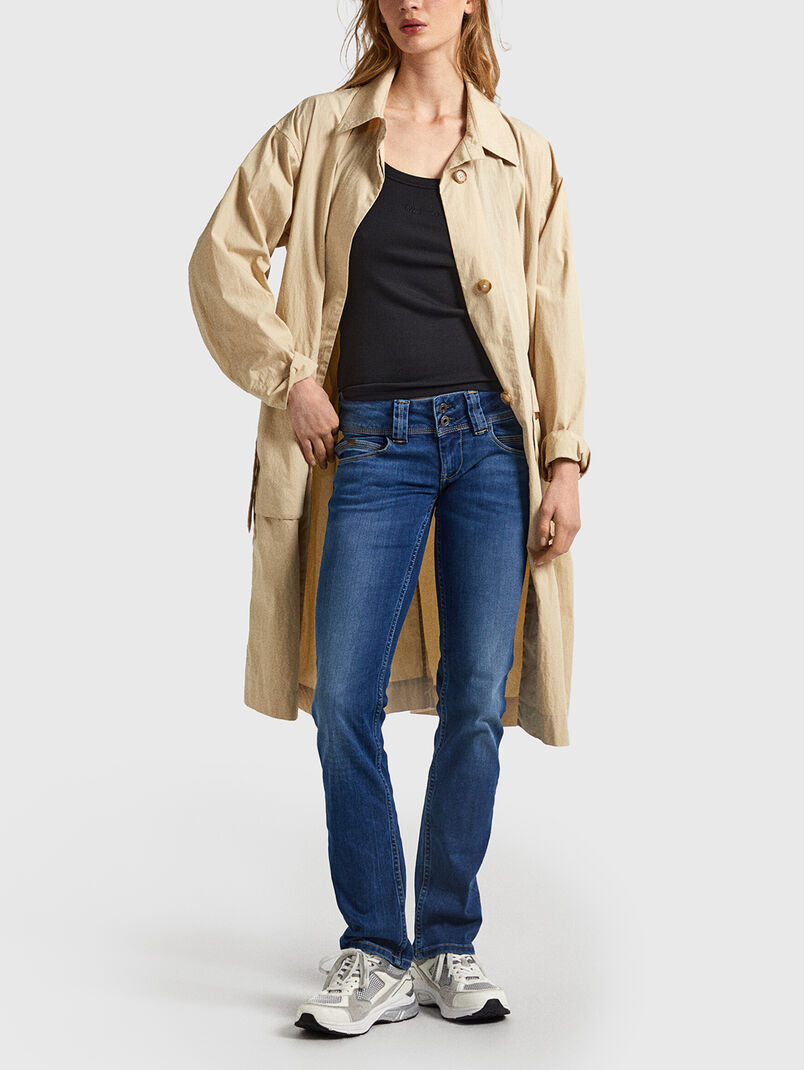 VENUS low rise straight leg jeans - 3