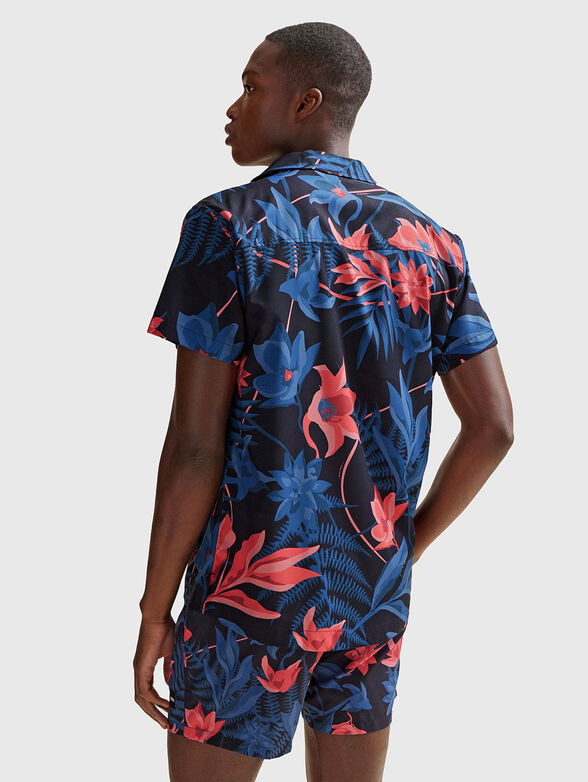 Short sleeve shirt with floral print - 2