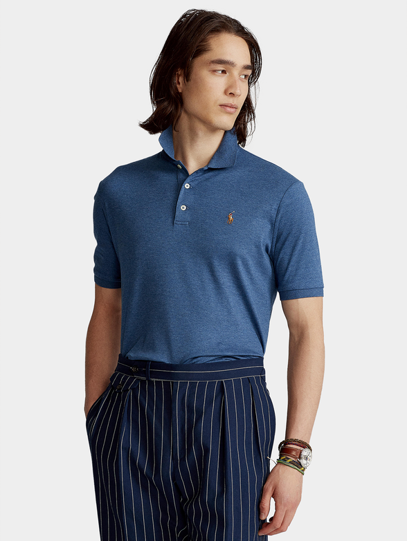Polo-shirt with embroidered logo - 1