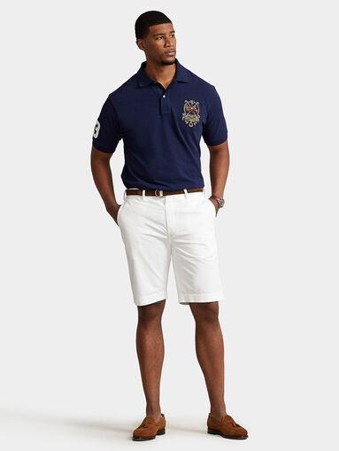 Polo shirt in blue color - 2