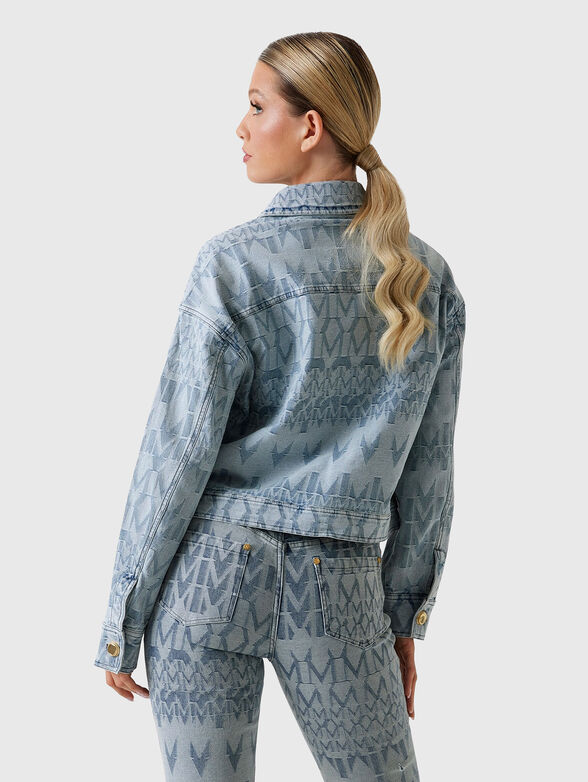 SARAH denim jacket with accent buttons - 3
