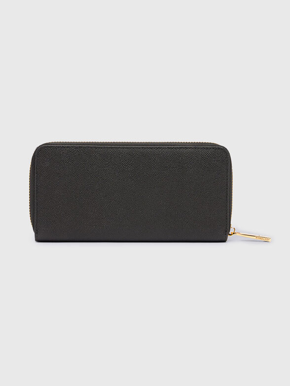 Leather wallet with gold details - 2