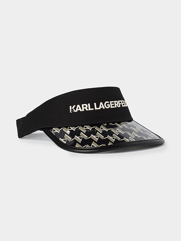 K/ESSENTIAL visor with monogram logo print - 1