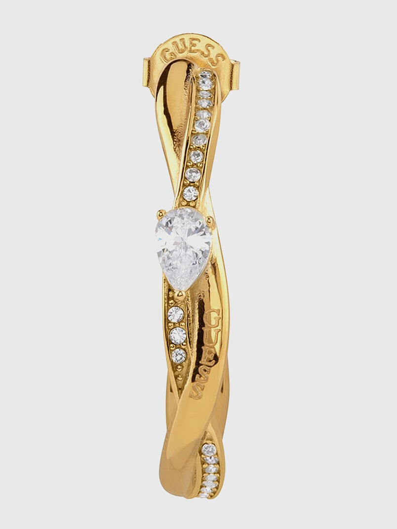 MULTI TWIST rhinestones earrings - 3