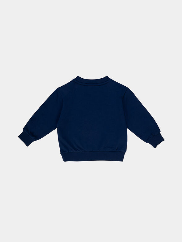 LIEBENWALDE blue sweatshirt with logo embroidery - 2