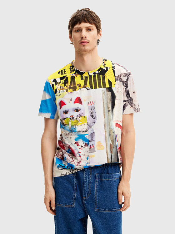 ASAF T-shirt with multicolour print - 1