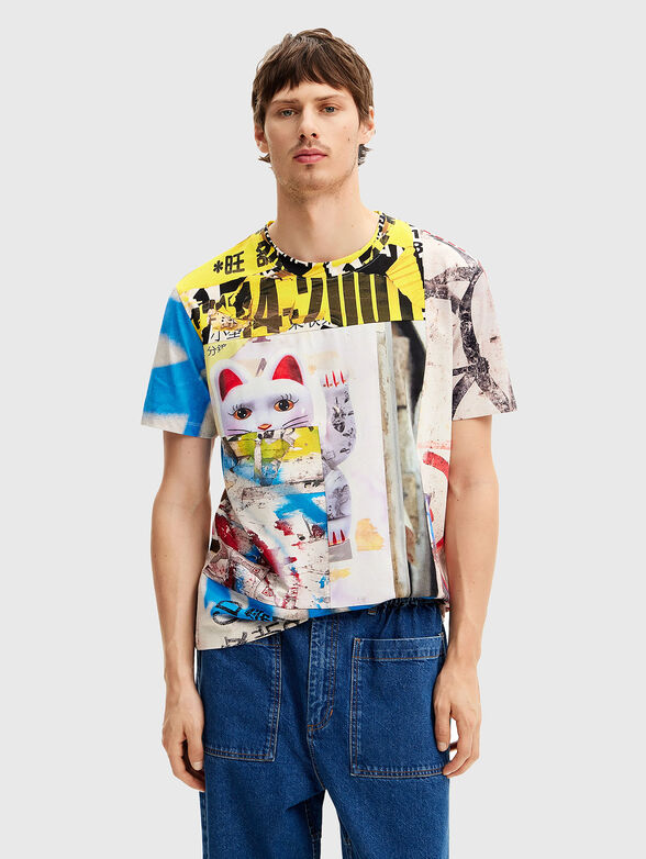 ASAF T-shirt with multicolour print - 1
