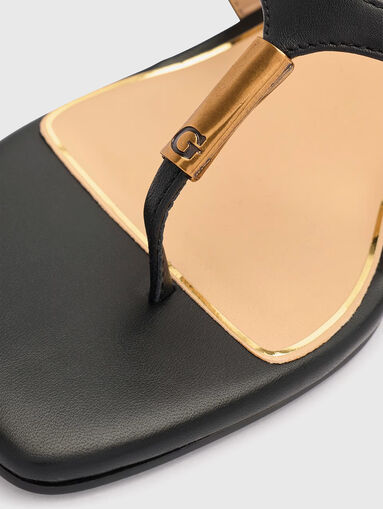 YAIZA Black sandals - 5