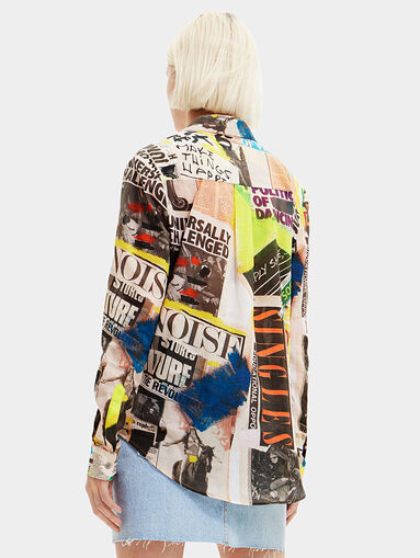 MECHA multicolored shirt with print - 3
