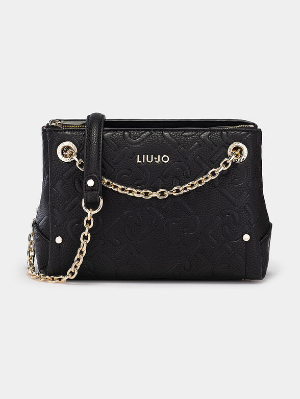 Black bag with embossed logo print - 1
