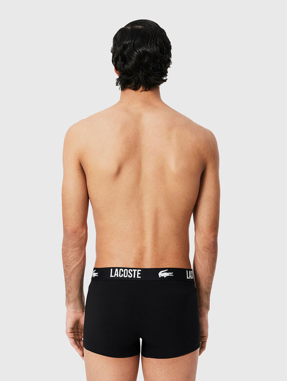Set of three pairs of boxers with logo - 2
