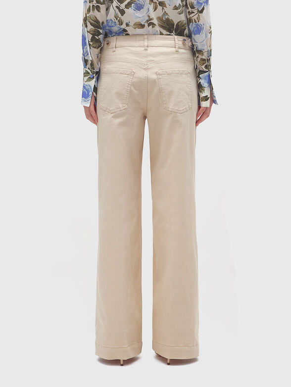 Straight trousers with side slits - 2