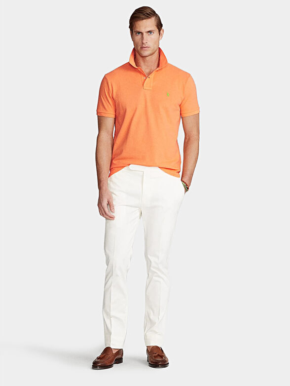 Polo-shirt in orange color - 4