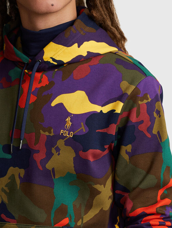 Camouflage print sweatshirt  - 4