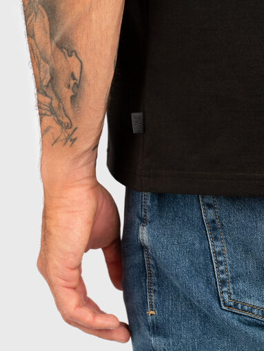 T-shirt with logo detail made of cotton - 5